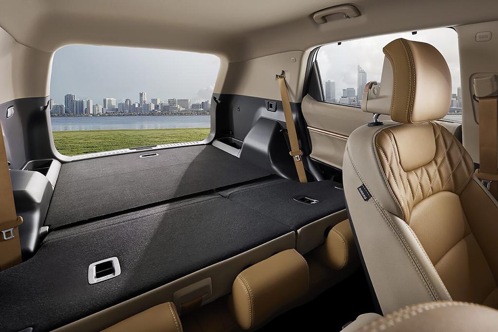 Maletero del KGM Actyon con gran capacidad